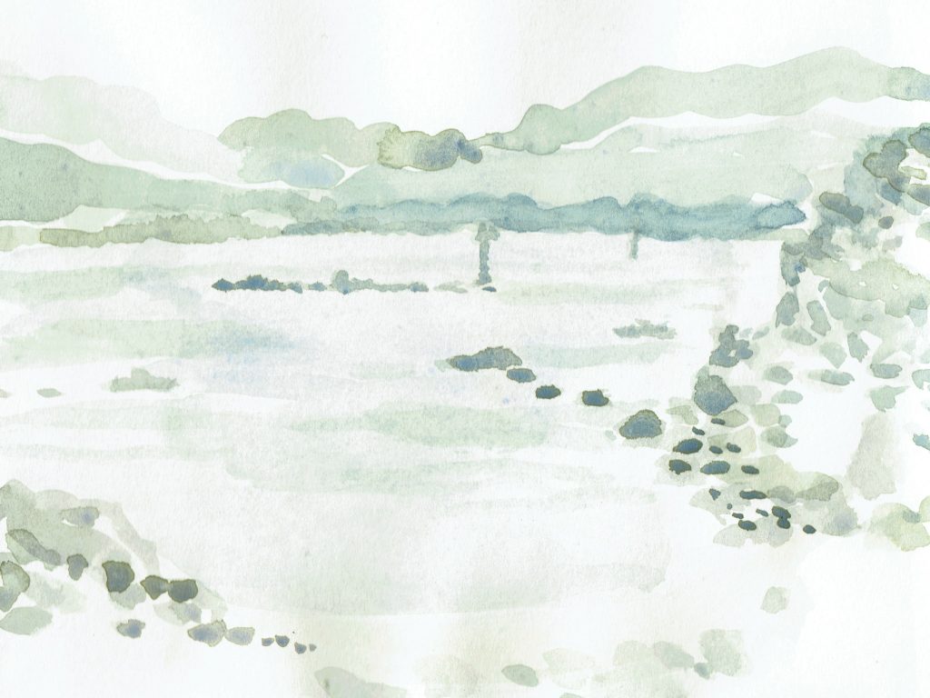 Eigg-watercolour